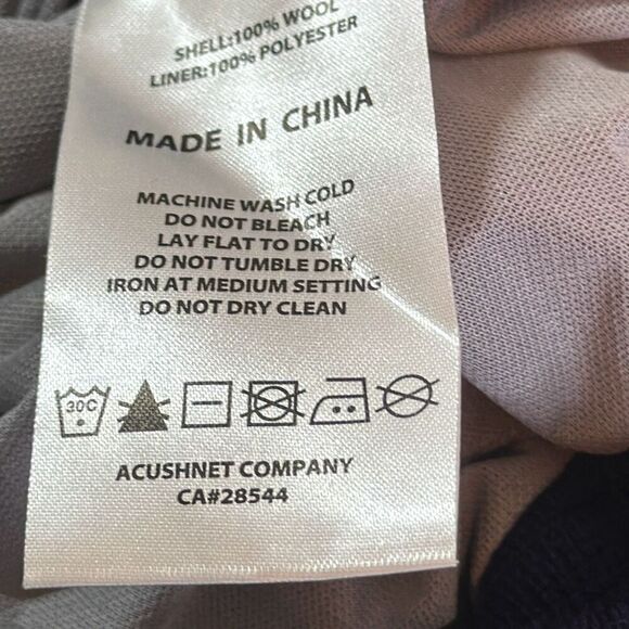 FootJoy Mens Navy Blue Quarter Zip Lined Performance Sweater size XL - Picture 7 of 9